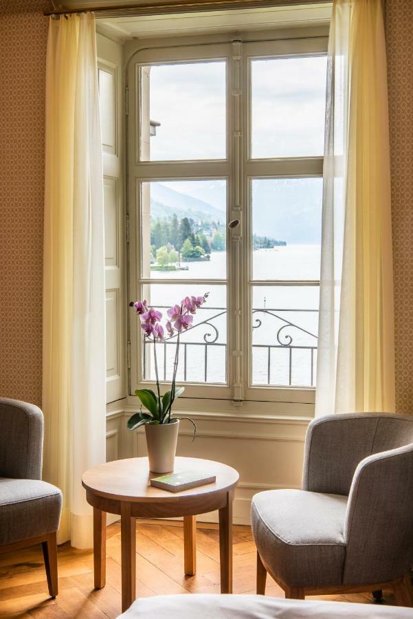 Schloss Schadau - Swiss Historic Hotel Thun Exteriör bild